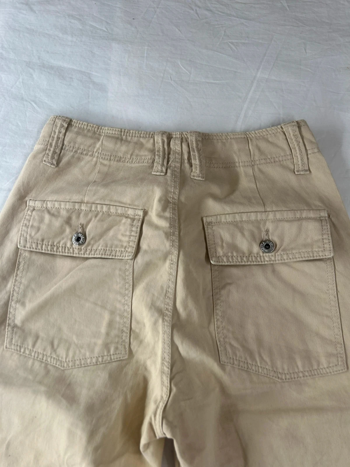 Creamy beige high-waisted Bershka jeans – photo 12